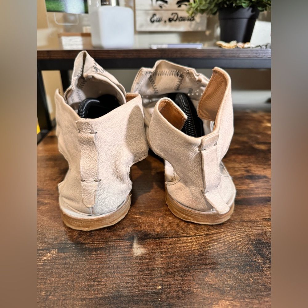A.S. 98 Taupe/bone leather gladiator sandals size 10.5 US) 42eu - Picture 6 of 9